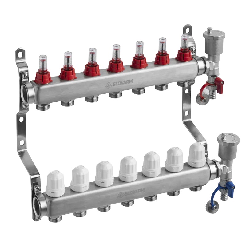 INOX 304 RAZDJELNIK PODNOG GRIJANJA 7 KRUGOVA
